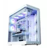 Pc-behuizing ZALMAN P60 midtower met 5x ARGB-ventilatoren, wit