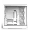 Pc-behuizing ZALMAN P60 midtower met 5x ARGB-ventilatoren, wit