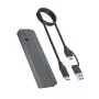 ICY BOX M.2 SATA/NVMe SSD-behuizing met USB 3.2 Gen 2 Type-C en RGB-verlichting