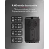 ICY BOX IB-RD3720-CU3 HDD/SSD-behuizing zwart 2,5/3,5 inch