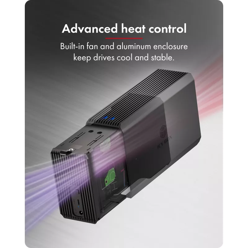 ICY BOX IB-RD3720-CU3 HDD/SSD-behuizing zwart 2,5/3,5 inch