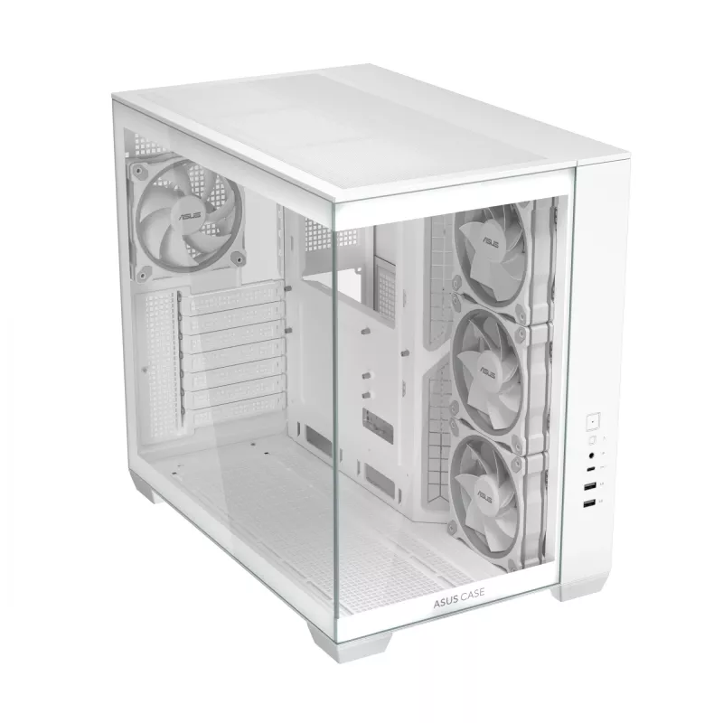 ASUS A32 PLUS TG ARGB computerbehuizing, wit, gehard glas