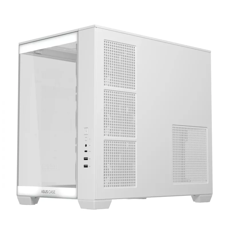 ASUS A32 PLUS TG ARGB computerbehuizing, wit, gehard glas