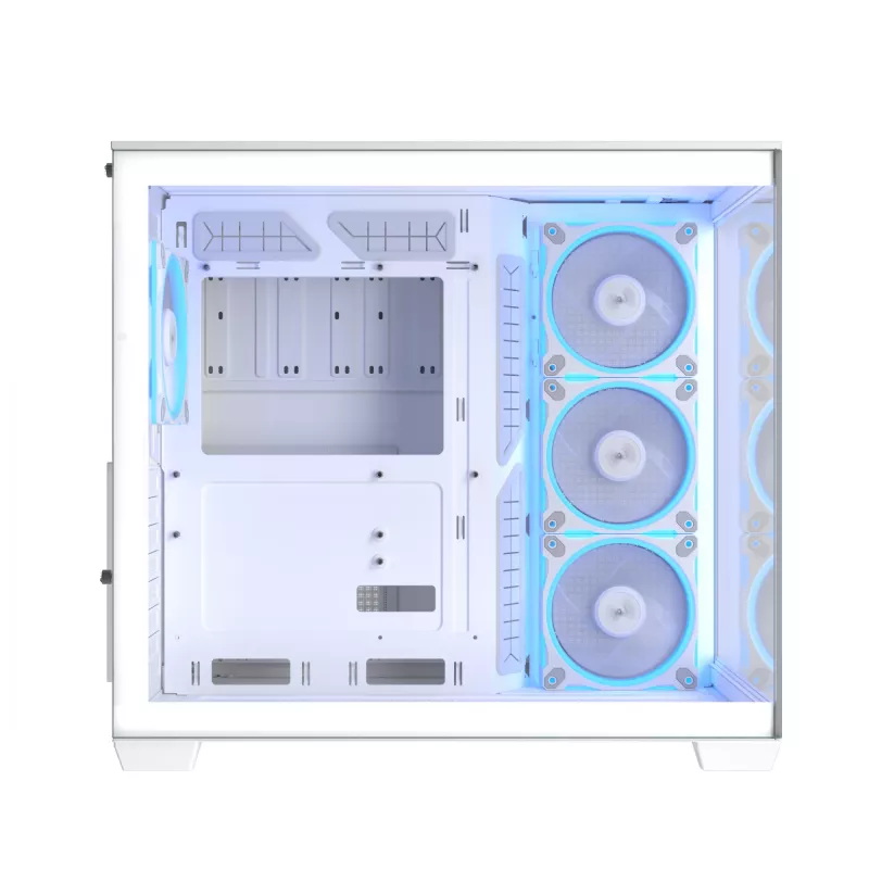 ASUS A32 PLUS TG ARGB computerbehuizing, wit, gehard glas