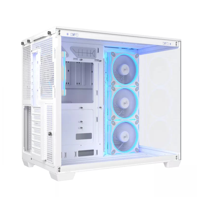 ASUS A32 PLUS TG ARGB computerbehuizing, wit, gehard glas