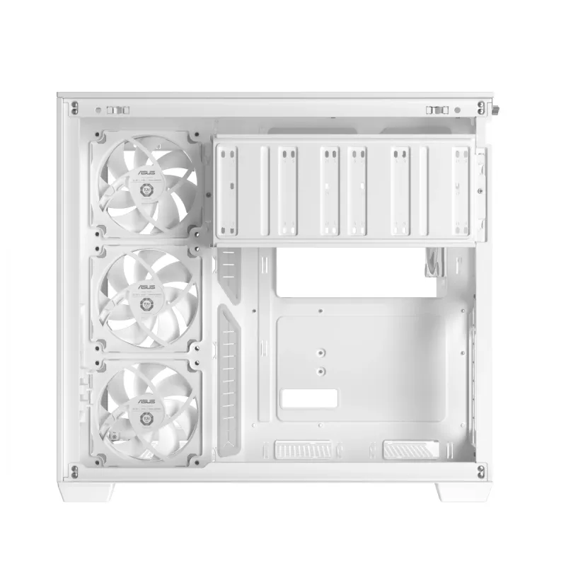 ASUS A32 PLUS TG ARGB computerbehuizing, wit, gehard glas