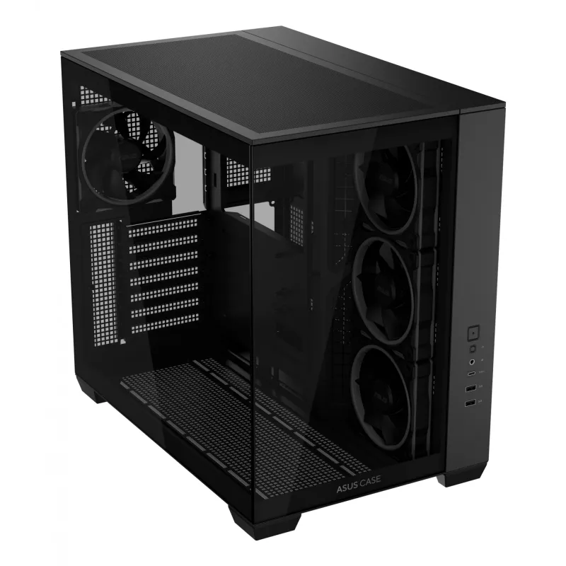 ASUS A32 PLUS TG ARGB pc-behuizing, zwart, ATX/micro ATX/Mini-ITX