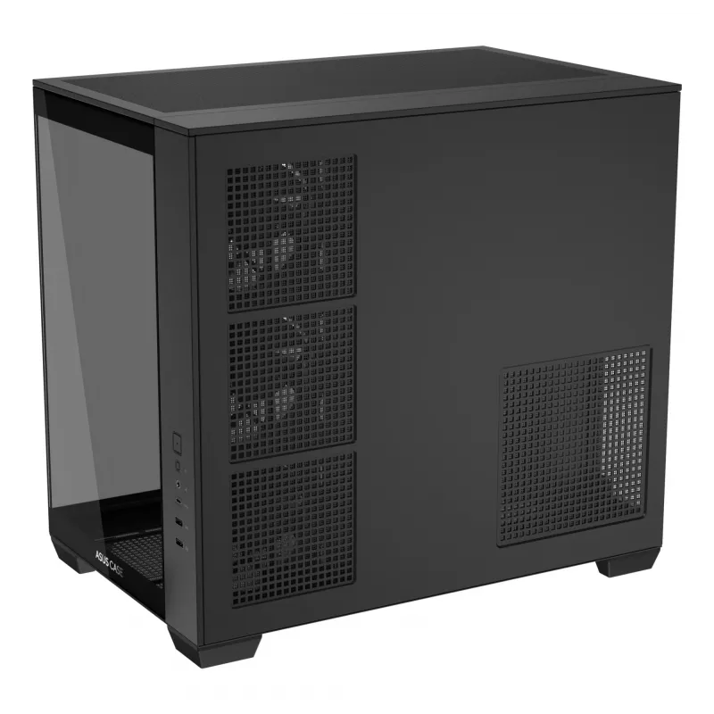 ASUS A32 PLUS TG ARGB pc-behuizing, zwart, ATX/micro ATX/Mini-ITX
