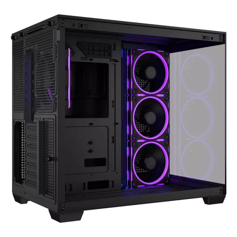 ASUS A32 PLUS TG ARGB pc-behuizing, zwart, ATX/micro ATX/Mini-ITX