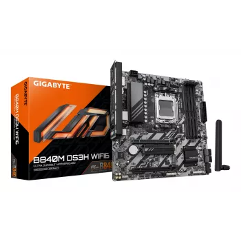 Moederbord GIGABYTE B840M DS3H WIFI6, AMD B840, socket AM5, micro ATX