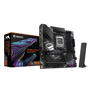 Moederbord GIGABYTE X870M AORUS ELITE WIFI7, AMD X870, socket AM5, ATX
