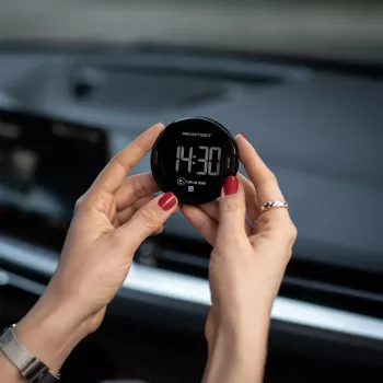 Parkeerschijf OOONO P-Disc No2 zwart elektronisch