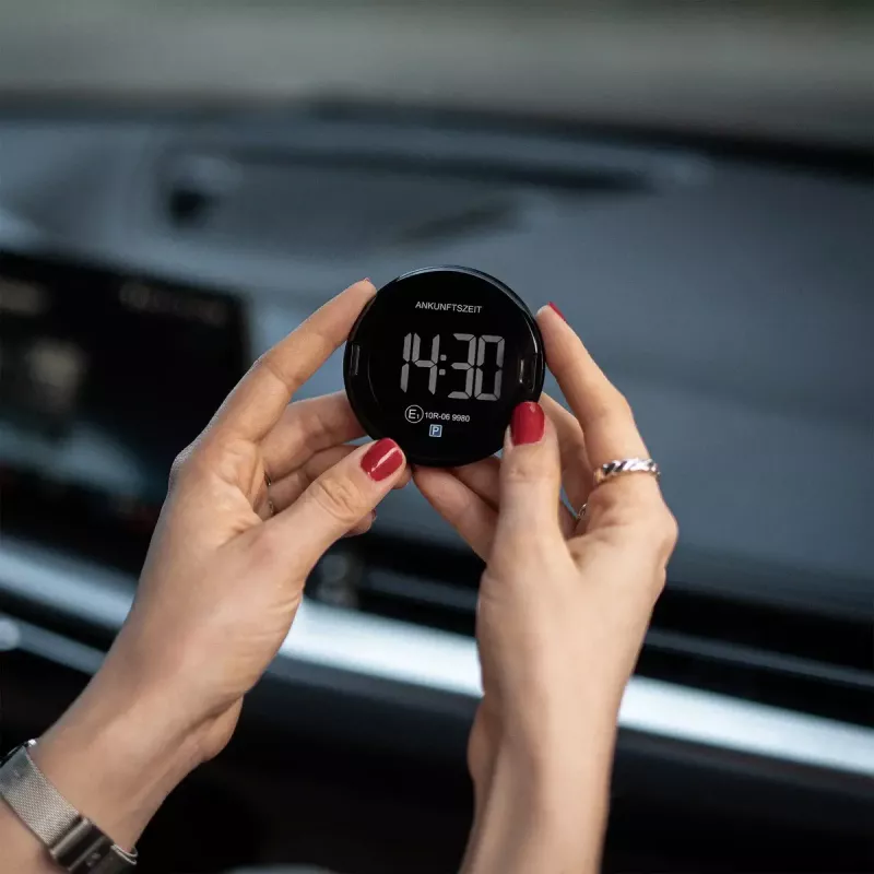 Parkeerschijf OOONO P-Disc No2 zwart elektronisch