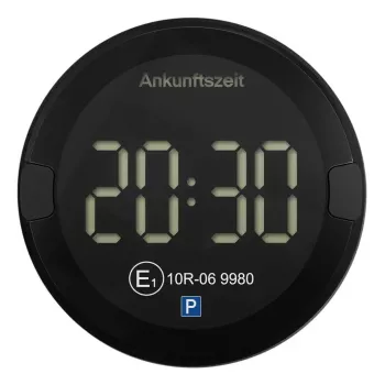 Parkeerschijf OOONO P-Disc No2 zwart elektronisch