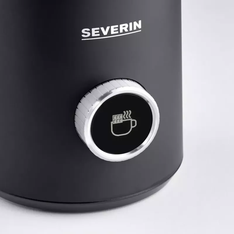 Automatische Severin Spuma 700 Plus zwart roestvrijstaal