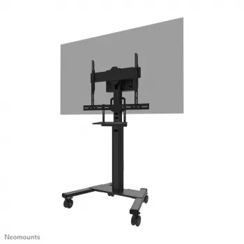 Neomounts laptopplateau-kit AV45-500BL voor schermen van 43 tot 110 inch, VESA tot 600x400, max. 2,5 kg, 900×242×640 mm