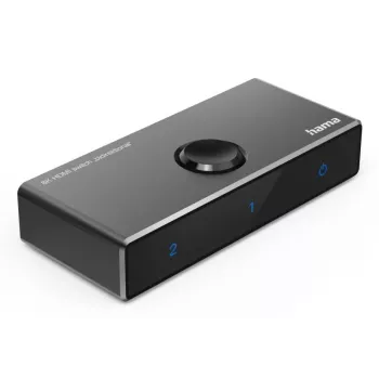 HAMA 8K HDMI bidirectionele switch — 1 ingang naar 2 uitgangen / 2 ingangen naar 1 uitgang, model 00205324
