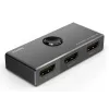 HAMA 8K HDMI bidirectionele switch — 1 ingang naar 2 uitgangen / 2 ingangen naar 1 uitgang, model 00205324