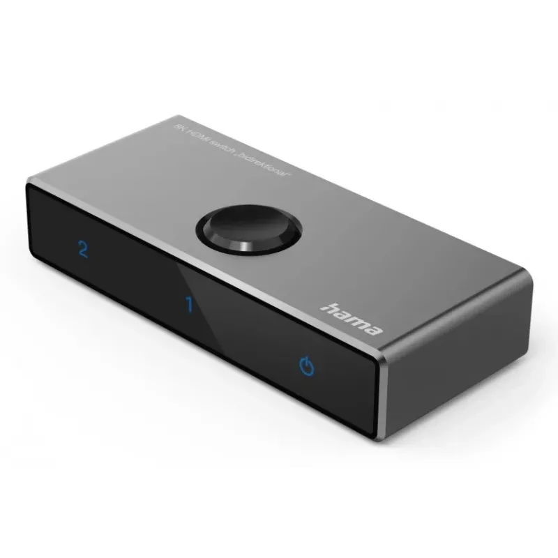 HAMA 8K HDMI bidirectionele switch — 1 ingang naar 2 uitgangen / 2 ingangen naar 1 uitgang, model 00205324