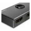 HAMA 8K HDMI bidirectionele switch — 1 ingang naar 2 uitgangen / 2 ingangen naar 1 uitgang, model 00205324