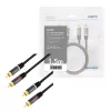 Audiokabel LogiLink CA1203 1,5 m 2x cinch zwart