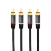 Audiokabel LogiLink CA1209 10m 2xRCA zwart