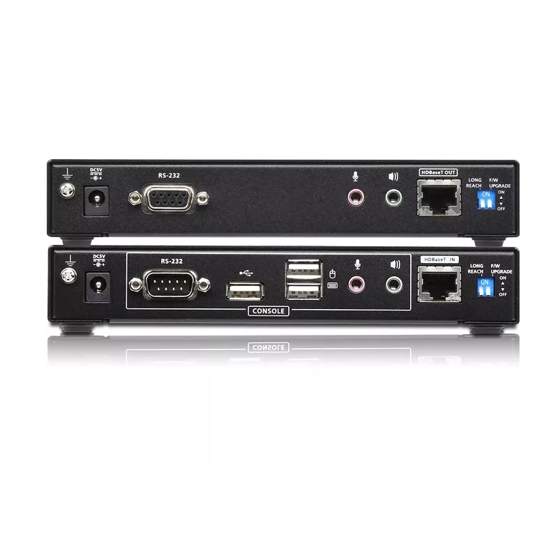 ATEN USB 2.0 DVI Dual View HDBaseT 2.0 KVM-extender met audio en RS232 (150 m)