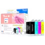 Peach 314791 inktpatroon 4 stuks zwart, cyaan, magenta, geel