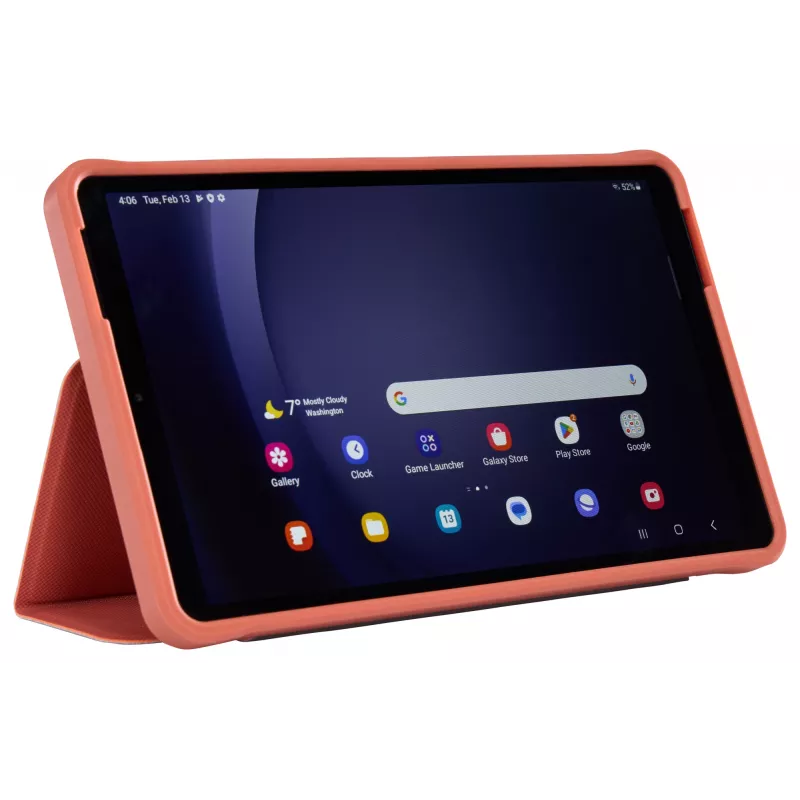 Case Logic SnapView CSGE-2196 foliohoes voor Samsung Galaxy Tab A9 8,7 inch (22,1 cm), rood Sienna Red
