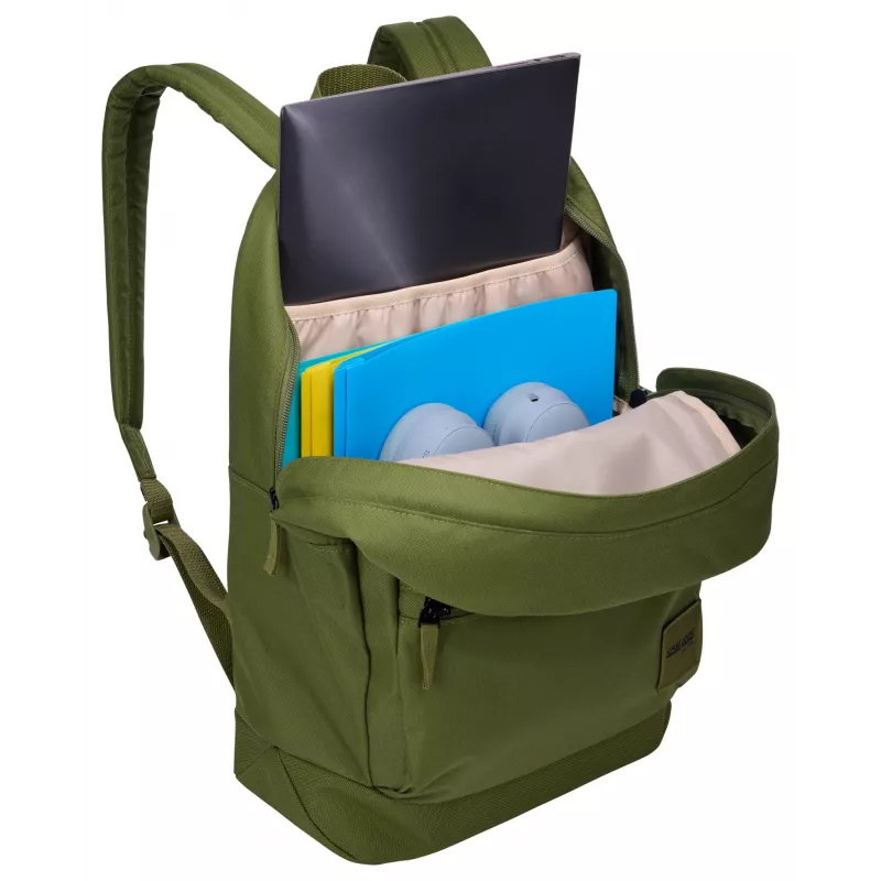 Case Logic Campus CCAM1216 Hawthorne groen rugzak casual rugzak zwart polyester