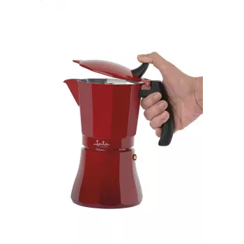 Koffiekan Jata HCAF2006 aluminium rood