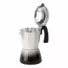 Jata HCAF2412 mokkapot, 12 kopjes (0,7 l), aluminium, geschikt voor inductie, voet van 10,8 cm