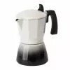 Jata HCAF2412 mokkapot, 12 kopjes (0,7 l), aluminium, geschikt voor inductie, voet van 10,8 cm