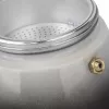 Jata HCAF2412 mokkapot, 12 kopjes (0,7 l), aluminium, geschikt voor inductie, voet van 10,8 cm