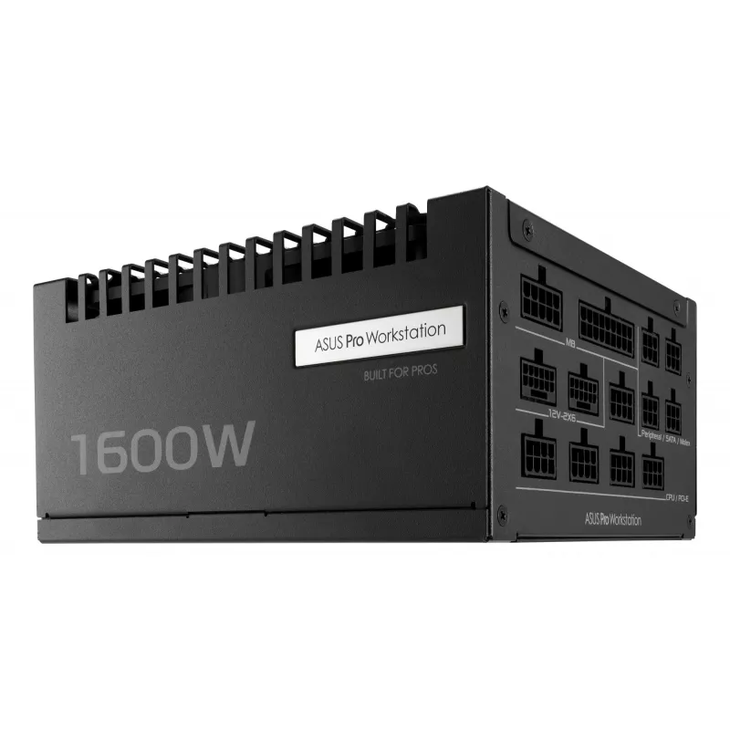 ASUS Pro WS 1600W Platinum voeding 20+4 pin ATX ATX zwart
