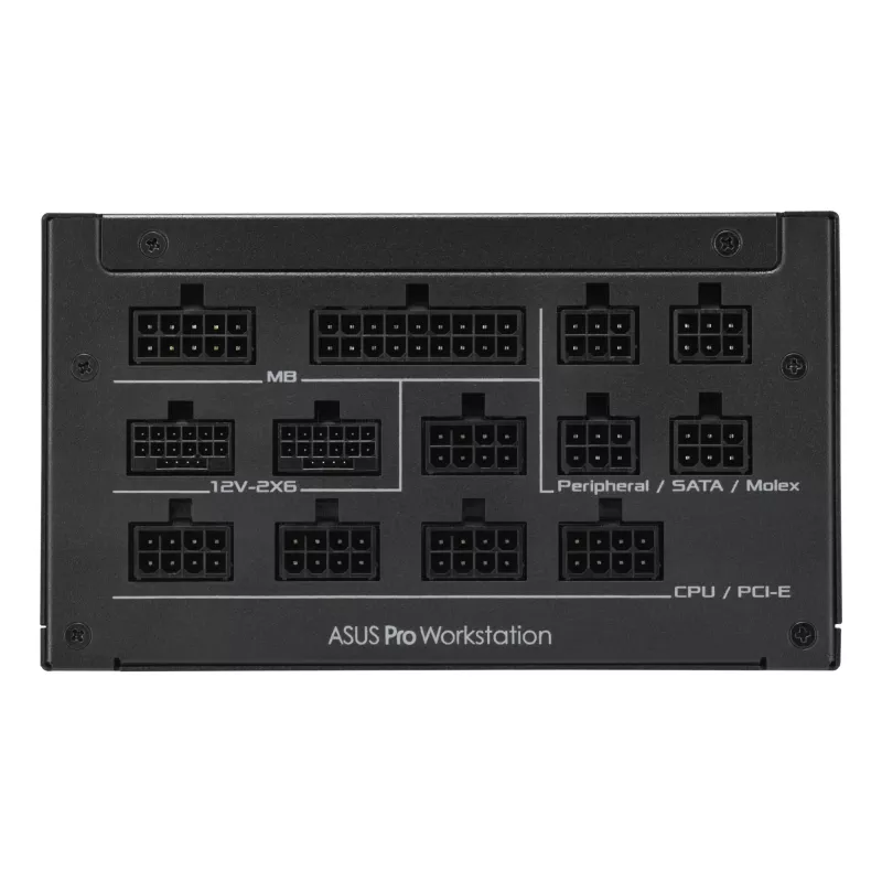 ASUS Pro WS 1600W Platinum voeding 20+4 pin ATX ATX zwart