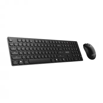 MSI FORGE K210 WIRELESS COMBO toetsenbord muis inbegrepen home/office USB QWERTY US English zwart