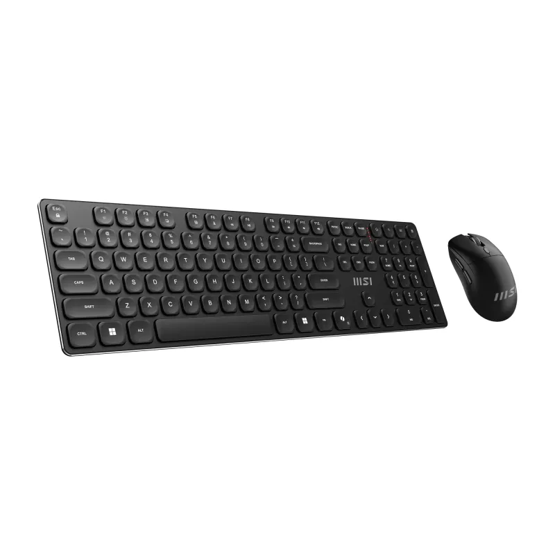 MSI FORGE K210 WIRELESS COMBO toetsenbord muis inbegrepen home/office USB QWERTY US English zwart