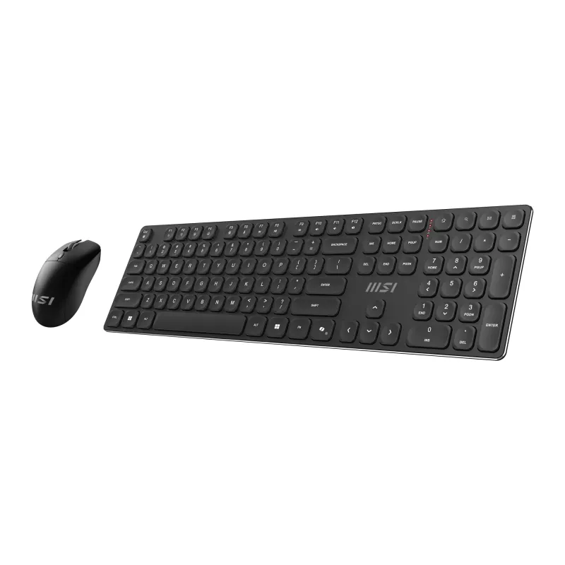 MSI FORGE K210 WIRELESS COMBO toetsenbord muis inbegrepen home/office USB QWERTY US English zwart