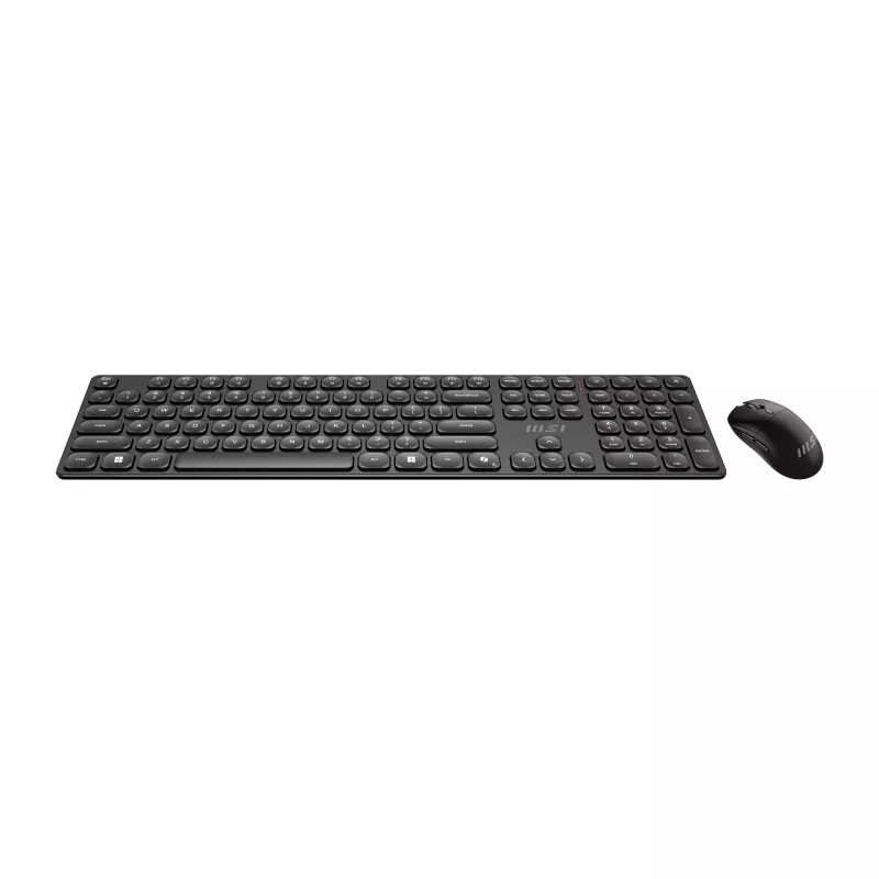 MSI FORGE K210 WIRELESS COMBO toetsenbord muis inbegrepen home/office USB QWERTY US English zwart