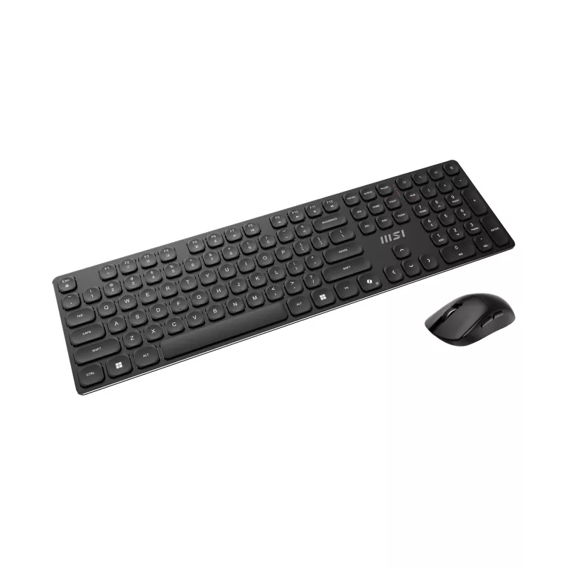 MSI FORGE K210 WIRELESS COMBO toetsenbord muis inbegrepen home/office USB QWERTY US English zwart