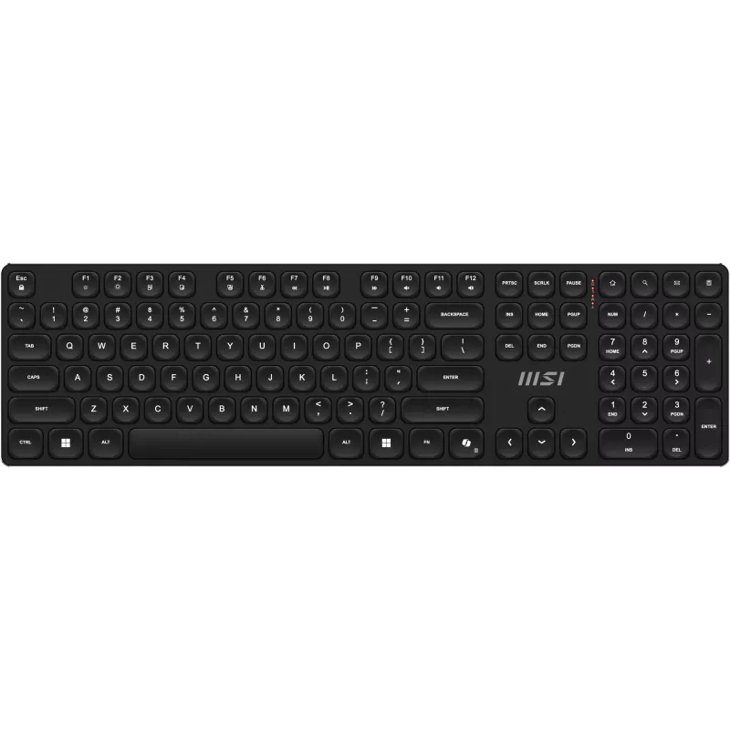 MSI FORGE K210 WIRELESS COMBO toetsenbord muis inbegrepen home/office USB QWERTY US English zwart