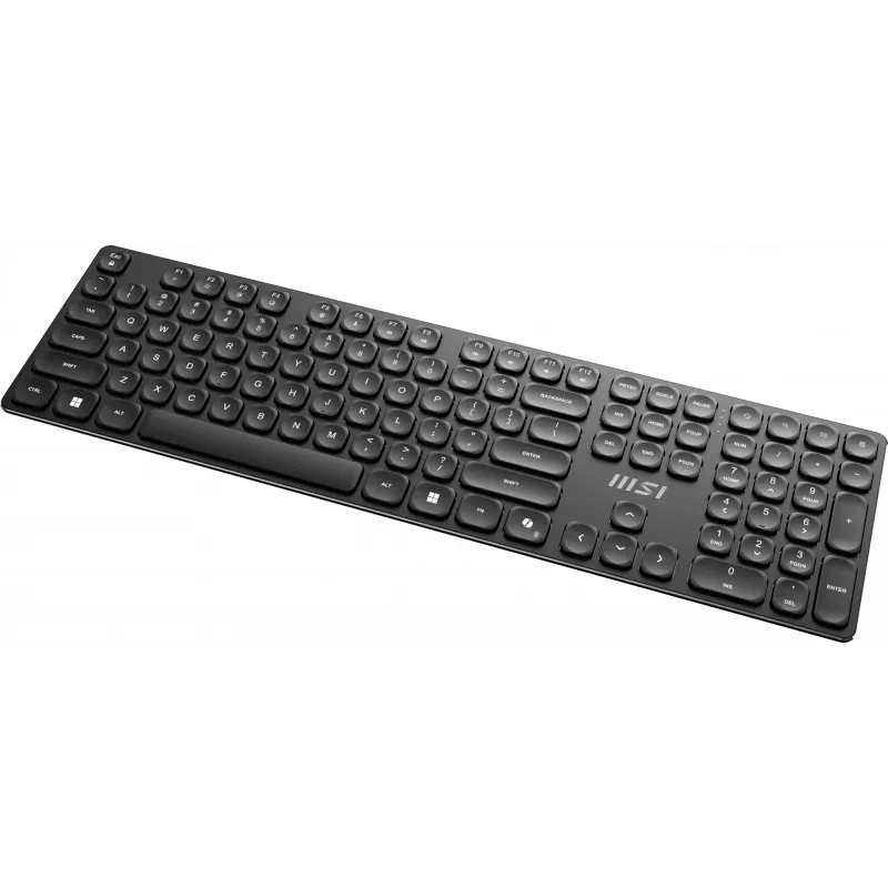 MSI FORGE K210 WIRELESS COMBO toetsenbord muis inbegrepen home/office USB QWERTY US English zwart
