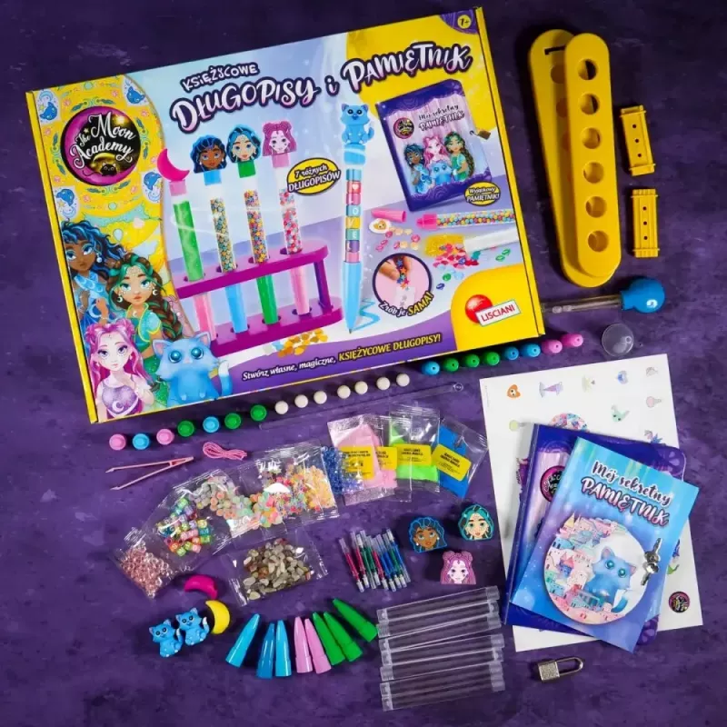 Leerset Liscianigiochi Moon Academy — maanpennen en dagboek