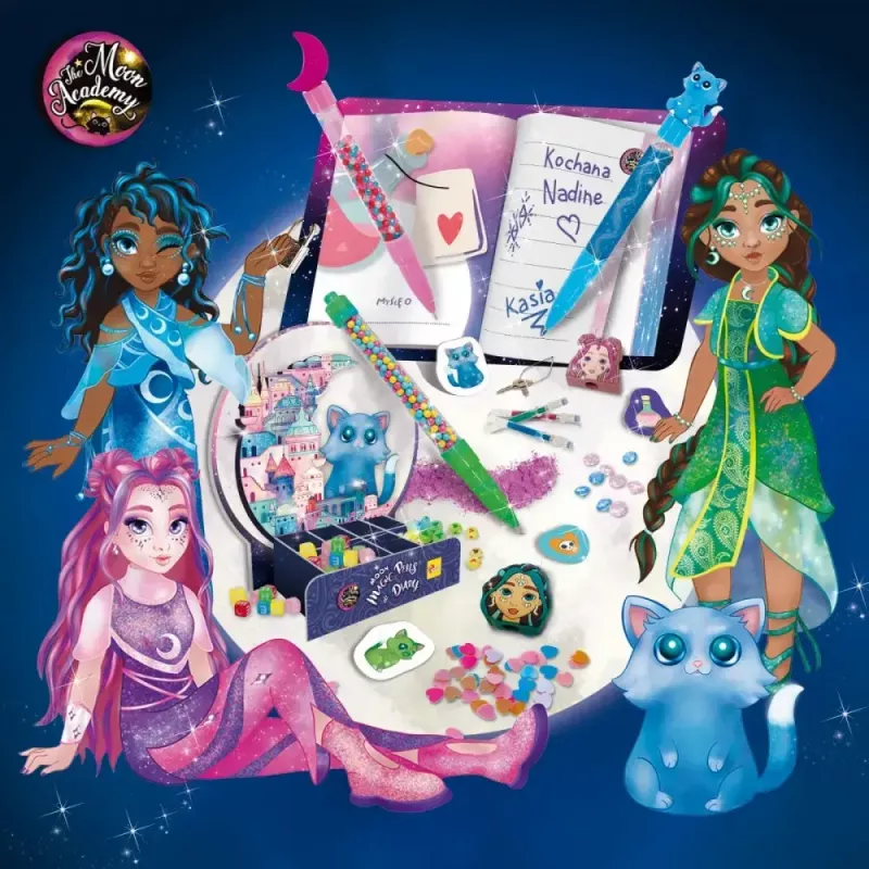 Leerset Liscianigiochi Moon Academy — maanpennen en dagboek