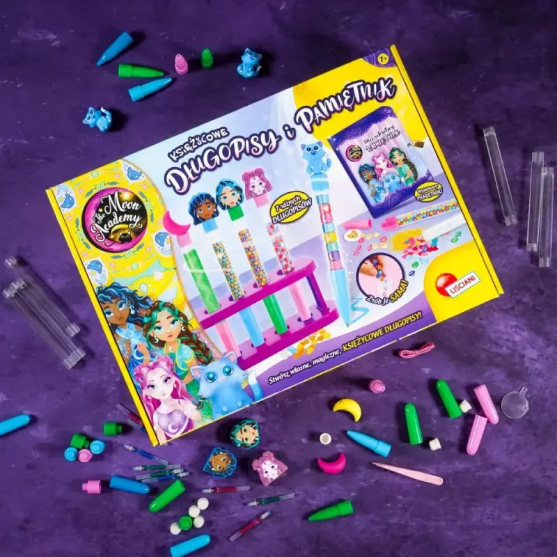 Leerset Liscianigiochi Moon Academy — maanpennen en dagboek