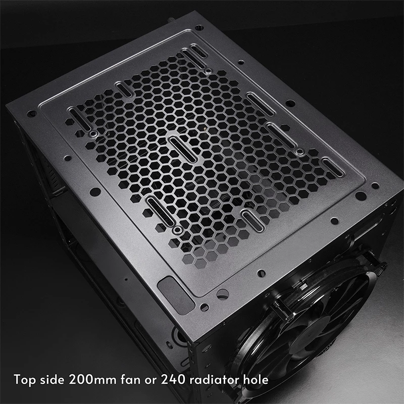 Chieftec CI-03B-OP The Cube mATX-behuizing, zwart