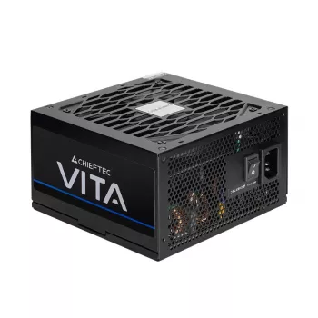 Voeding CHIEFTEC BPX-650-S 650 W, 24-polig ATX, 80 PLUS Bronze, zwart