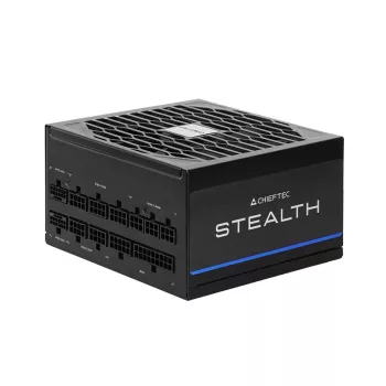 Voeding CHIEFTEC Stealth Vega M Series SPX-1200-FC 1200W 24-polig ATX 80 PLUS Platinum zwart 135 mm ventilator