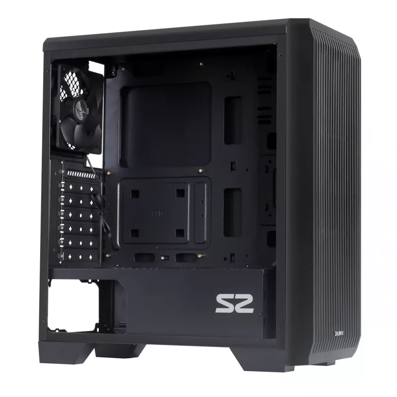 Zalman S2 Midi Tower kast - zwart met venster